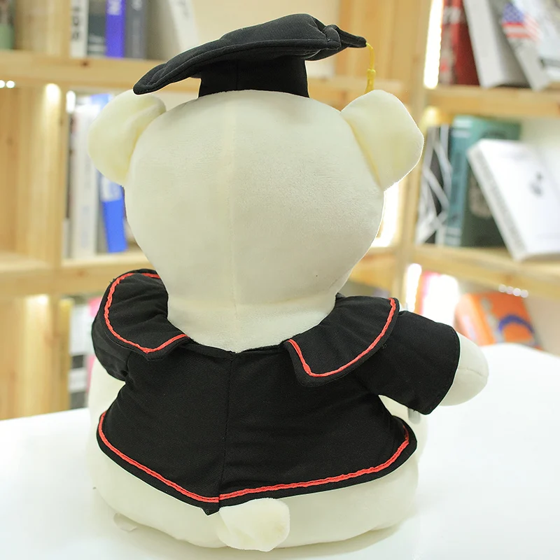 Cute Graduate Bear Plush Toy - Fun Graduation Gift & Home Decor