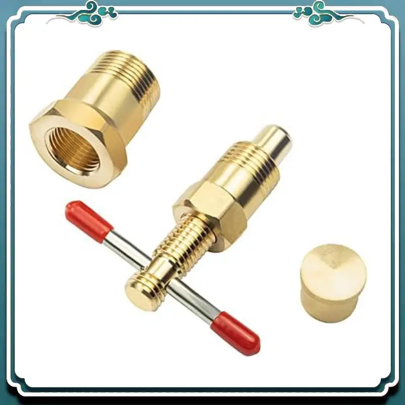 1 PCS Compression Valve Removal Tool Gold Copper For Olive Puller With Diameters Of 1/2 Inch &3/4 Inches Ferrule