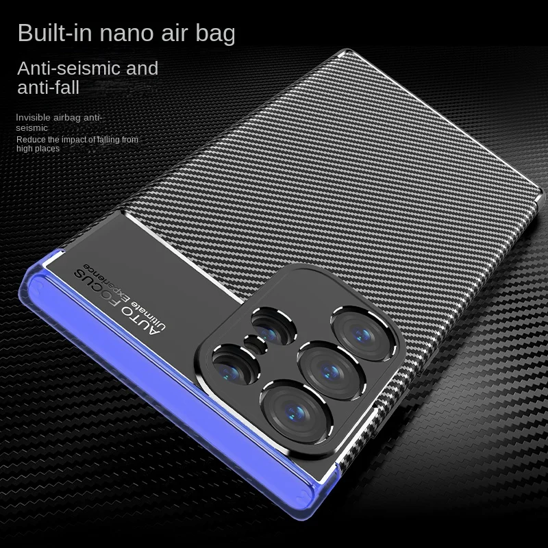 Sleek Carbon Fiber Phone Case - Premium TPU Cover