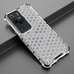 Enhanced Shockproof 2-in-1 Translucent Phone Case with Full Protection for Mate 60 Pro (Clear)