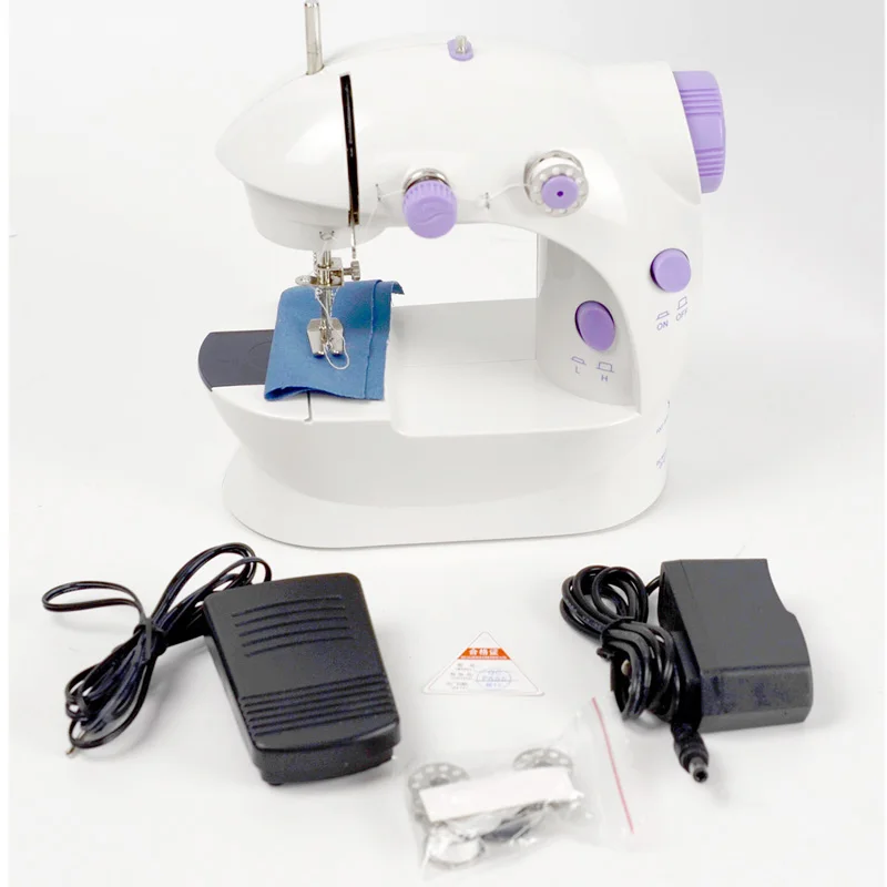 가벼운 전기 재봉틀을 갖춘 가정용 미니 재봉틀