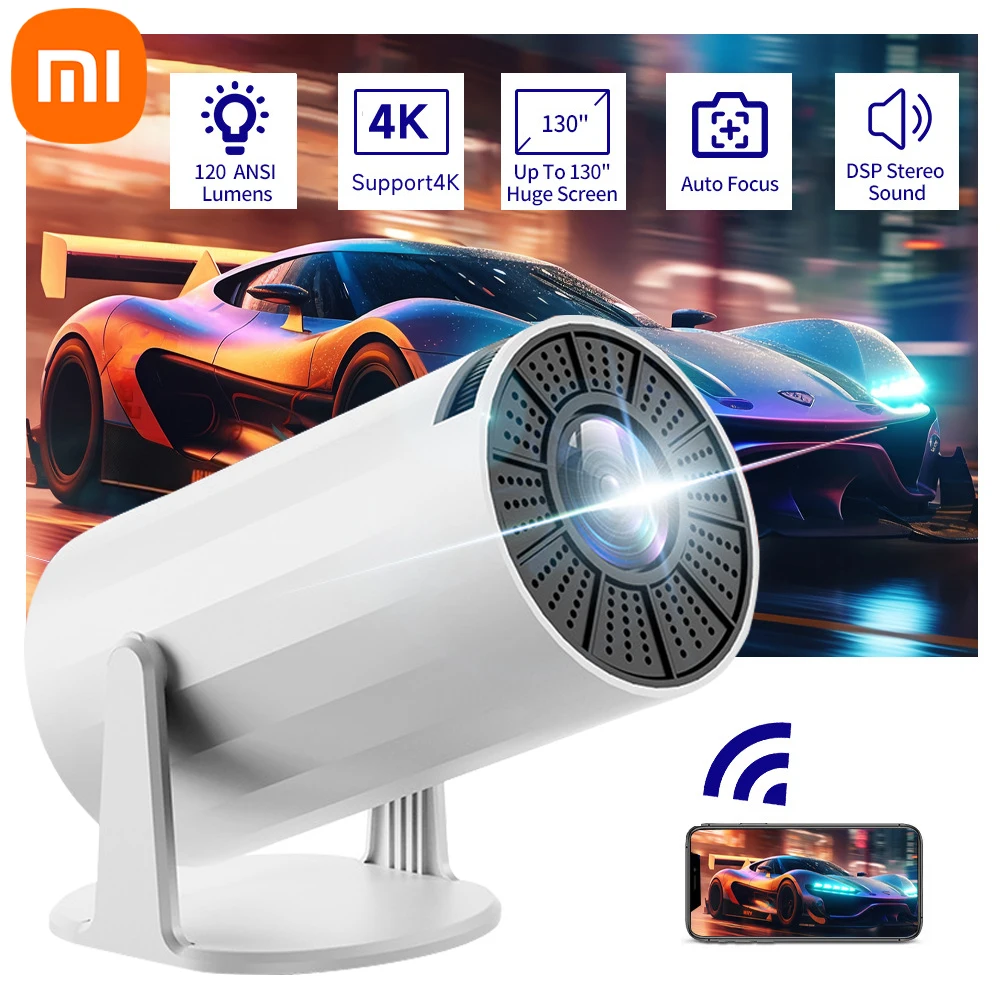 

NEW Xiaomi YZ300 4K Home Projector HD Android 11 Dual Band WIFI 6.0 800 ANSI BT5.0 1920*1080P Cinema Outdoor Portable Projector