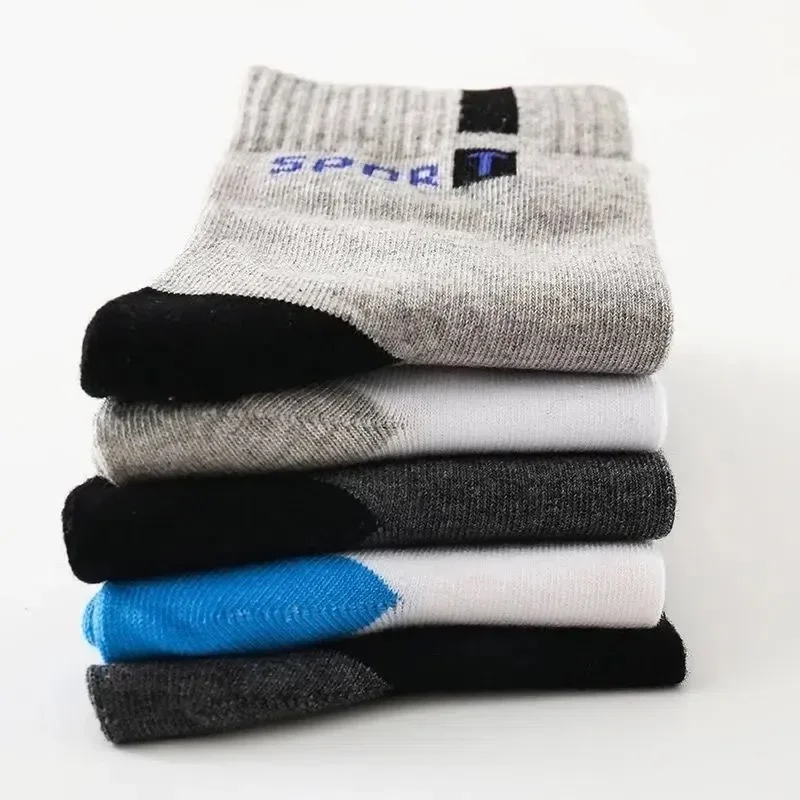 

Sock Breathable Deodorant Fiber Sports Cotton 37-42 Plus Autumn Men Socks Bamboo Pair Size Spring Business 5