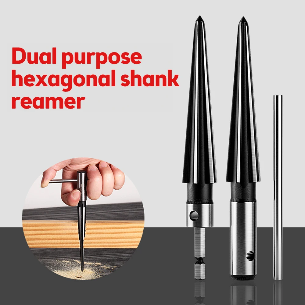 3-13mm&5-16mm Taper Reamer Hand Metal Reamer Deburring Enlarge Pin Hole Handheld For Wood Metal Plastic Drilling Tools hand reamer