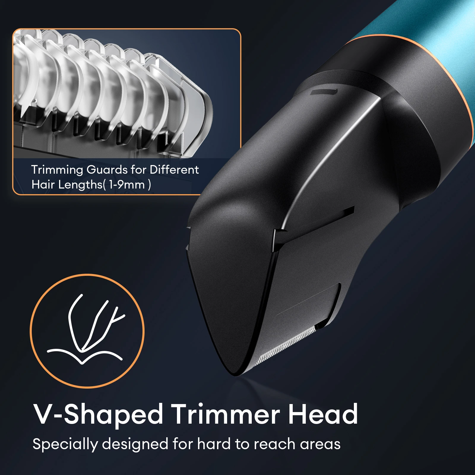 Kensen S16 Electric Hair Trimmer for Men 3 In 1 Hair Cutting Machine Nose/Beard Hair Trimmer Waterproof Hair Clipper for Barber - Image 2