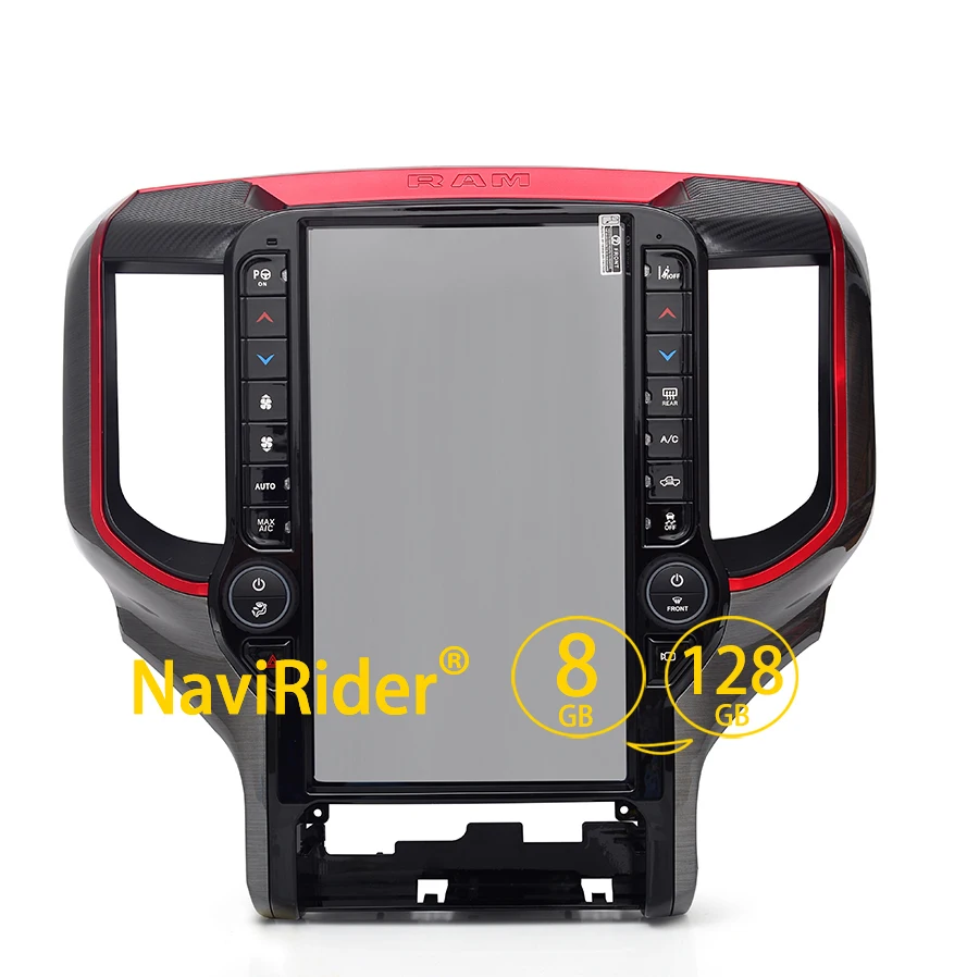 Big Qled Screen Stereo Navigation For Dodge Ram 2019 - 2023 Android Media Video