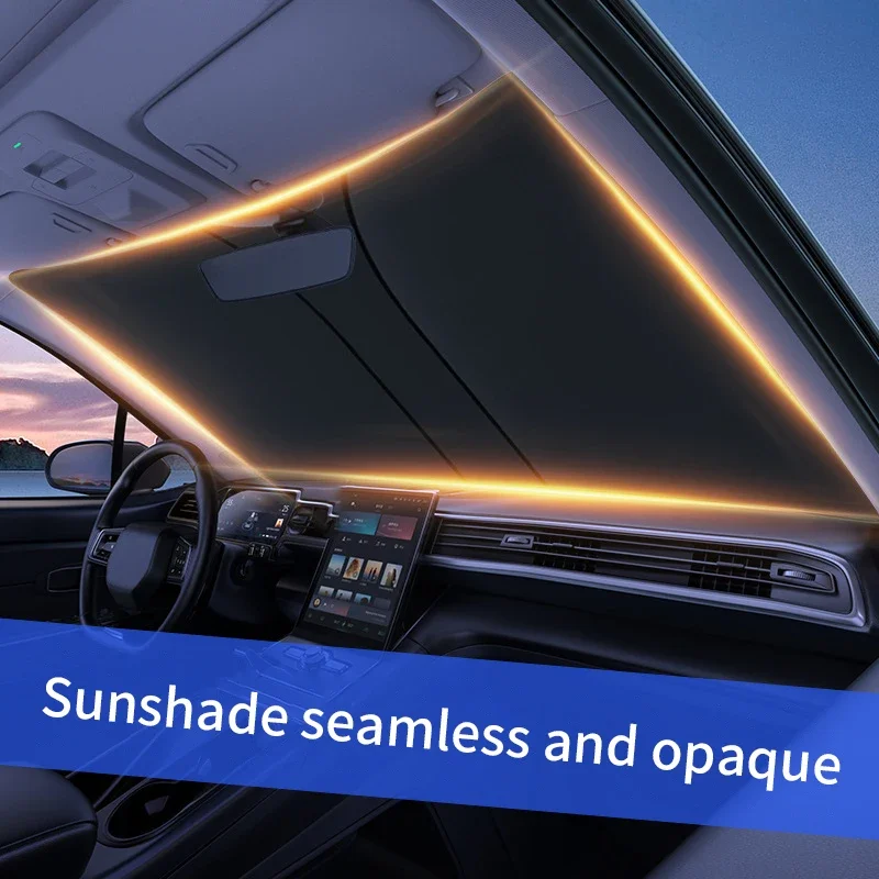 

Новинка 2023 года, автомобильные передние солнцезащитные оттенки, складной солнцезащитный козырек на лобовое стекло, защита от ультрафиолета, универсальная занавеска для автомобиля, грузовика, внедорожника