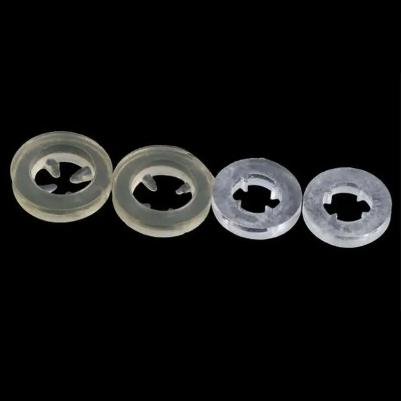 500 stuks kunststof sluitringen, platte afstandshulzen, nylon afstandhouders, platte afdichting, rond assortiment kit voor schroef - M2/M2 .5/M3/M4/M5/M6/M8/M10