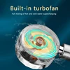 1PC Turbocharged Shower Head Handheld High Pressure Shower Head Enhanced Water Leakage and Anti Drop Household Shower Head 2