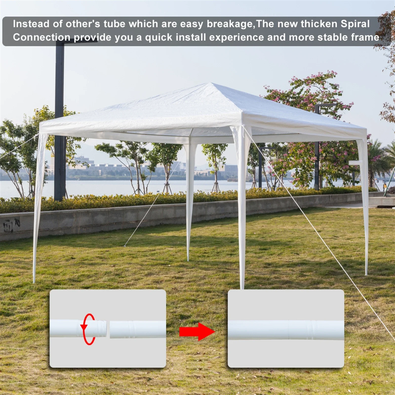 3 x 3m Three Sides Waterproof Tent 6