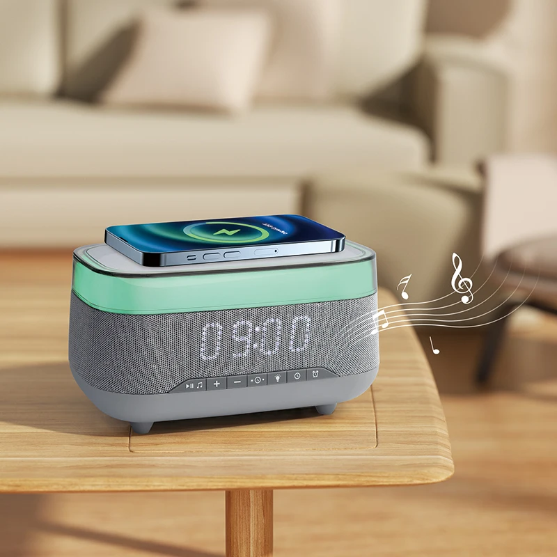 bluetooth-speaker-private-mode-wireless-charger-bluetooth-speaker-led-clock-alarm-clock-sound-home-apple-cell-phone-wireless-cha