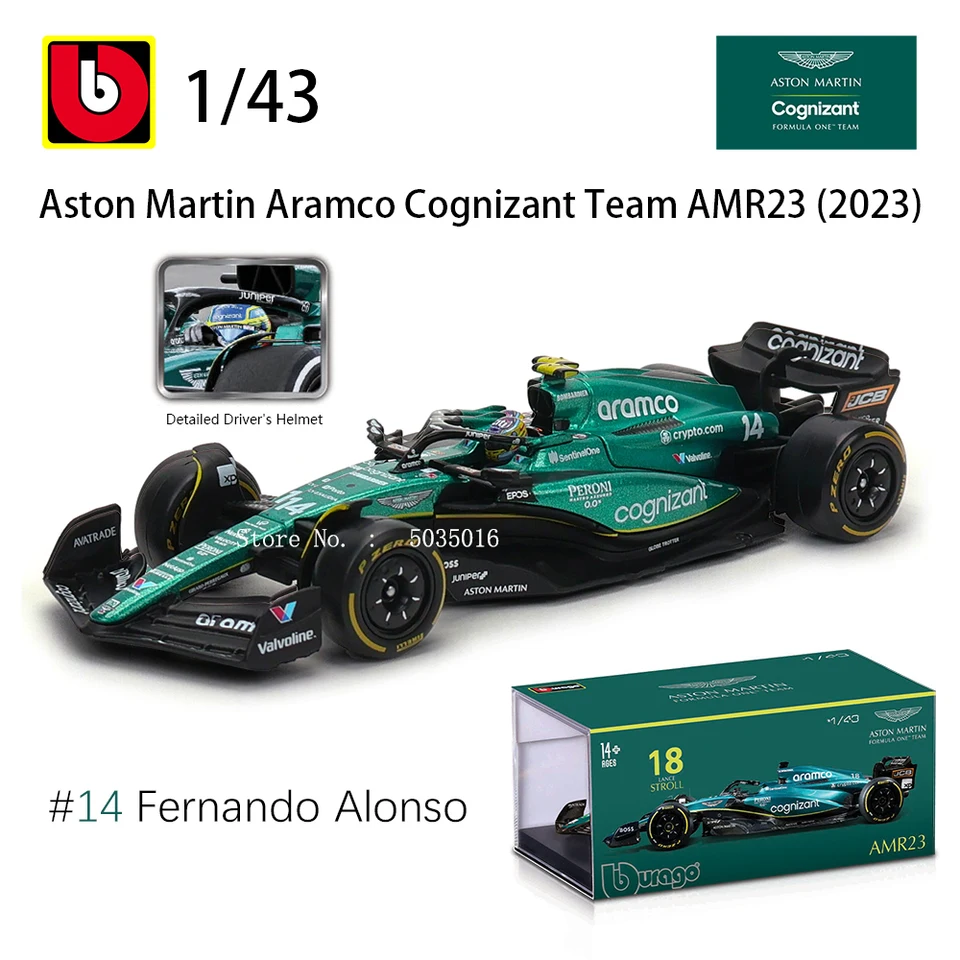 Bburago-die cast合金カーモデル、収集可能なおもちゃ、1:43、f1 Bburago-die cast合金カーモデル、収集可能なおもちゃ、1:43、f1