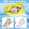 Washing Shoes Bag Padded Net Laundry Shoes Protector Fluffy fibers Polyester Sneaker Washing Friendly Laundry Bag Drying Bags 4