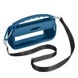 Soft Silicone Protective Sleeve for Speakers - Anti - Scratch, Dustproof, Shockproof Shell (Dark blue color)