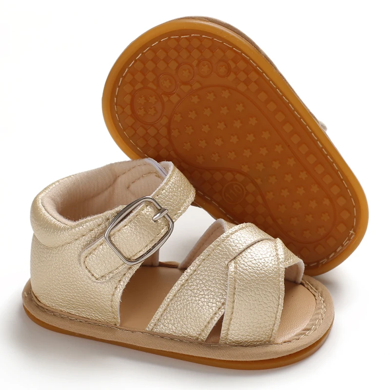 Baby Walking Shoes Golden Baby First Walkers Shoes Gold Princess Shoes Comfortable Soft Soled Non Slip Walking Shoes Pre-Walkers