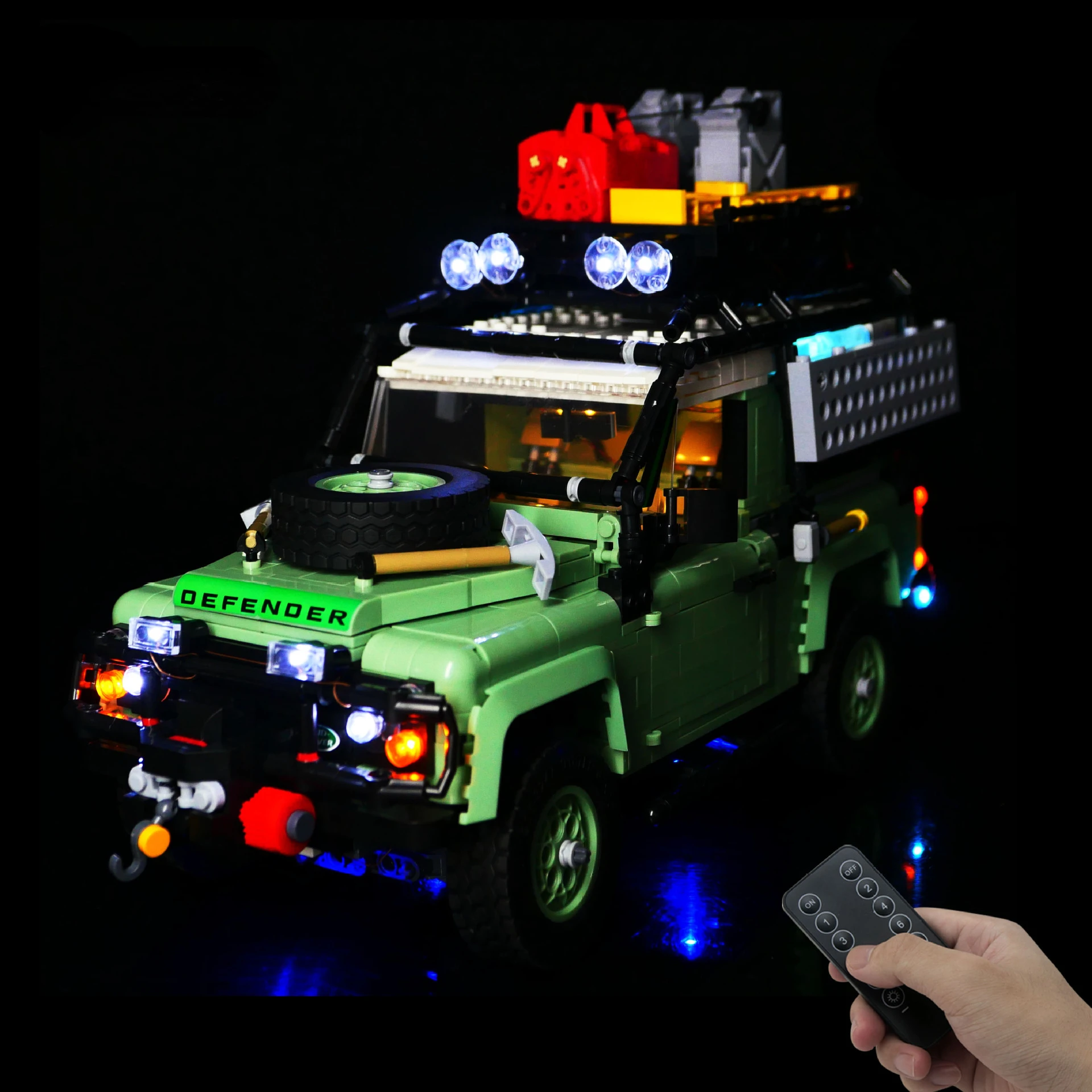 

Led Light Kit for Technicial 10317 Land Rover Classic Defender 90 Car Building Blocks Bricks Only Lighting Included No Model