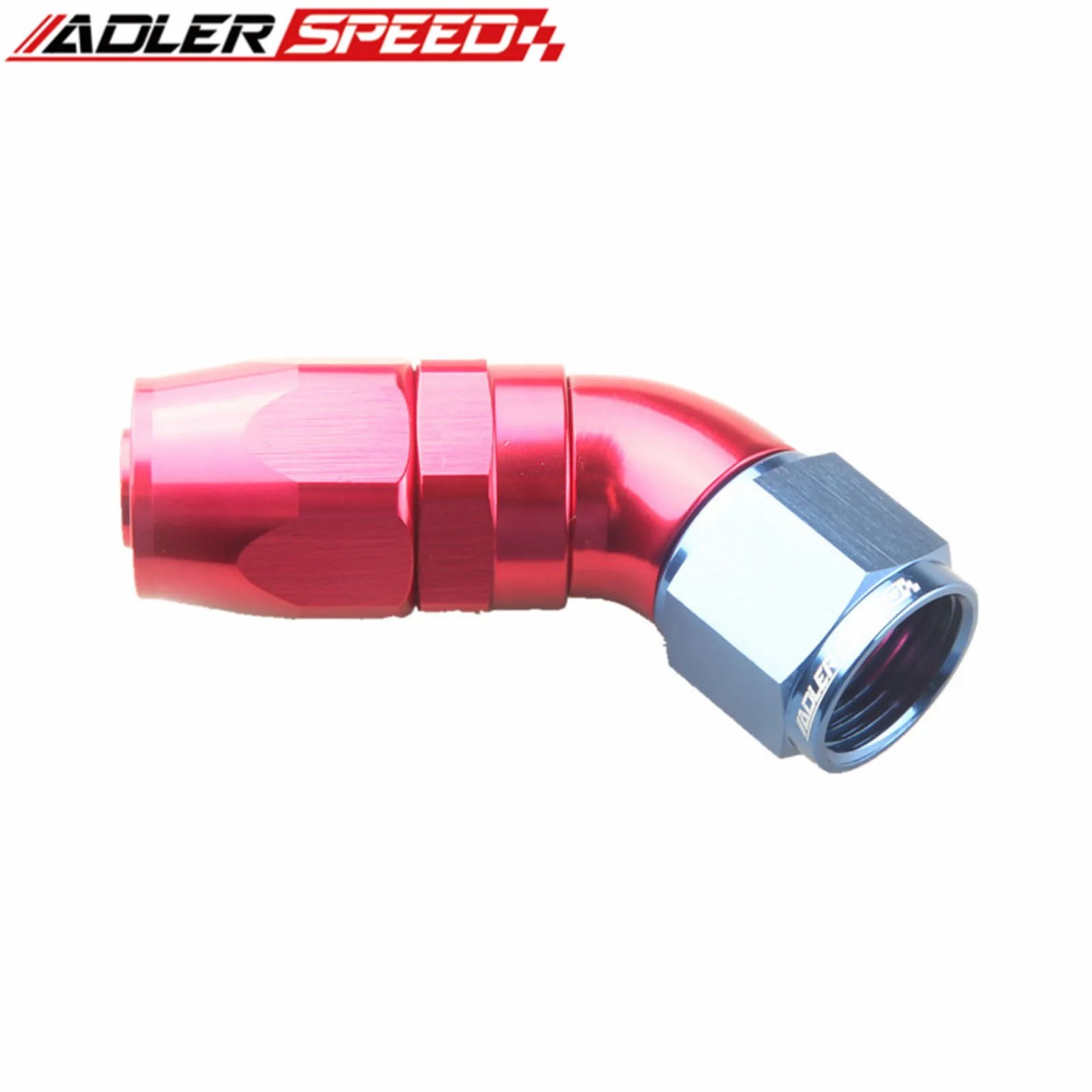 ADLER SPEED 45/90Degree AN4 AN6 AN8 AN10 AN12 Swivel Hose End Fitting Adapter Aluminum swivel hose end fitting