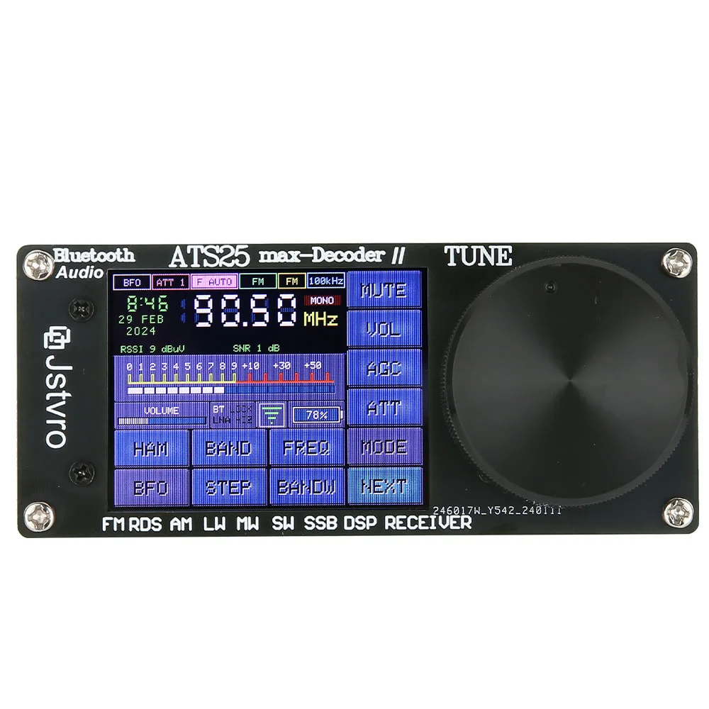 업그레이드 버전 4.17 ATS-25max _ 디코더 Ⅱ 블루투스 오디오 지지대, 50ohm, 내장 밴드 패스 필터 회로
