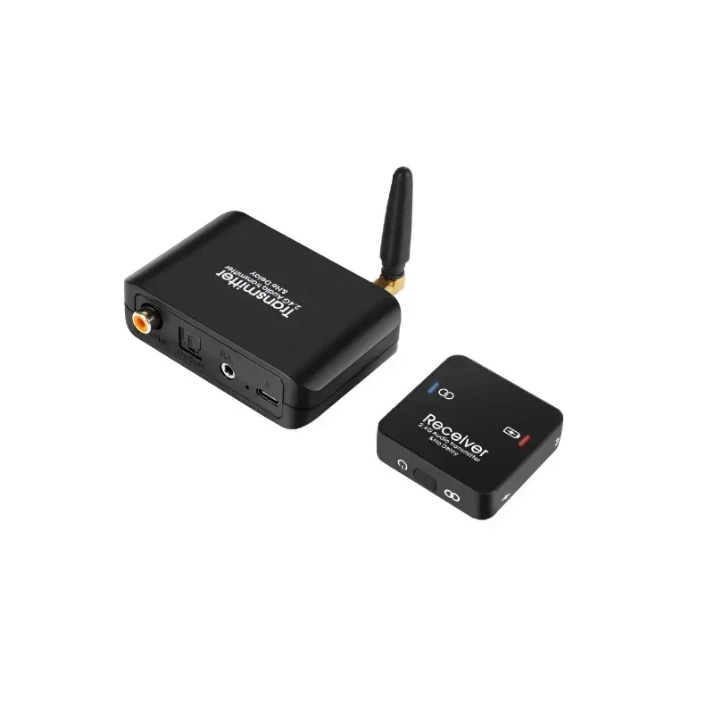 2.4G Wifi 무선 오디오 송신기 및 수신기 50M 무선 음악 오디오 어댑터 지..