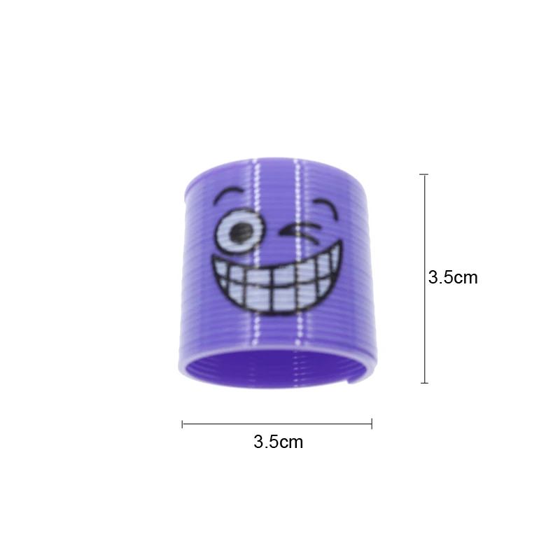 12Pcs Funny Face Rainbow Magic Spring Toy Spiral Game Party Favors For Kids Birthday Awards Goodies Pinata Gift