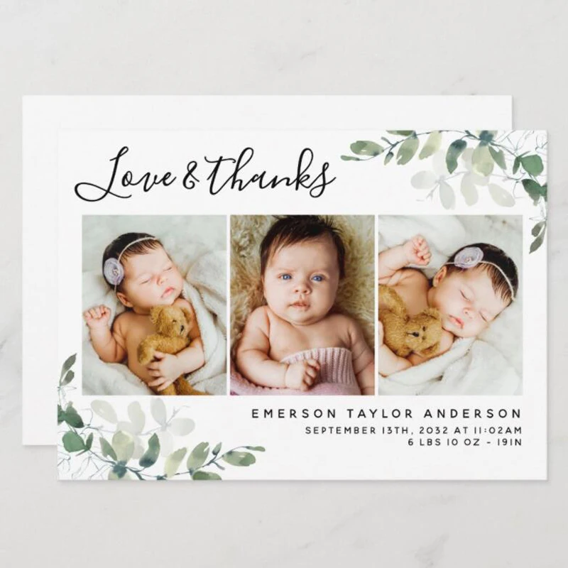 Thank You Cards business card Full color double-sided printing Gift decoration card Personalized Wedding invitation business cards custom cards mini greeting cards