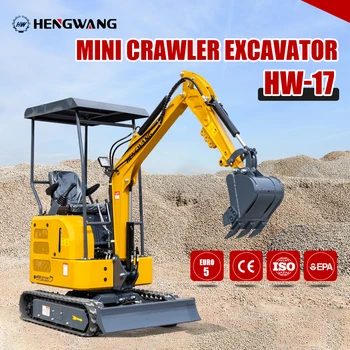 Crawler Mini Excavator 1.7ton Crawler Digger China Factory Excavator Home And Garden Tools Farm Bagger Price For Sale Customized