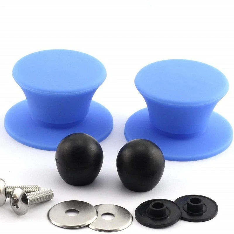 Stainless Steel Pot Lid Knob Silicone Universal Pot Handle & Knobs Universal Kitchen Cookware Lid Replacement Knob