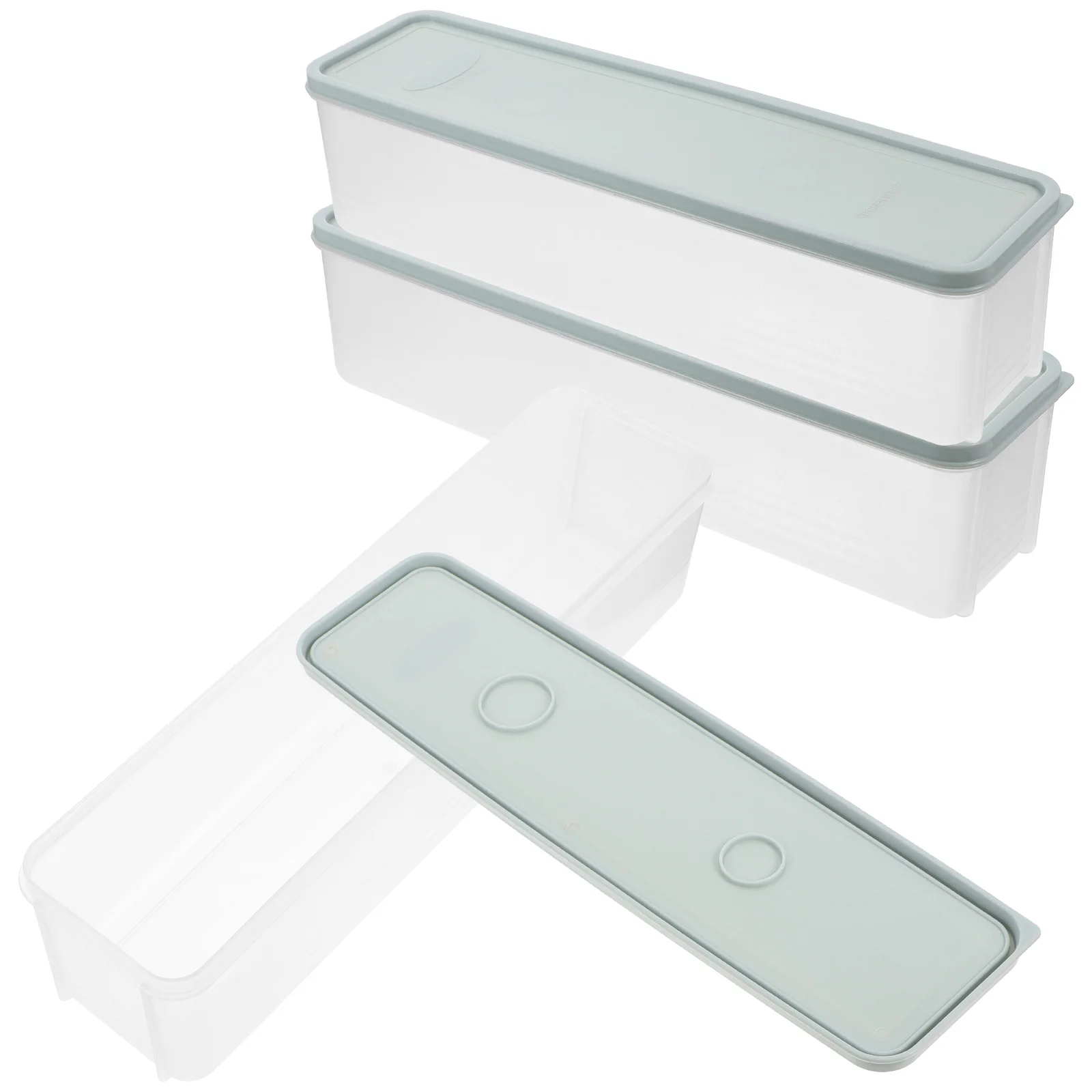 

3 Pcs Noodles Storage Box Spaghetti Container Pasta Containers Chopsticks Organizer for Pantry