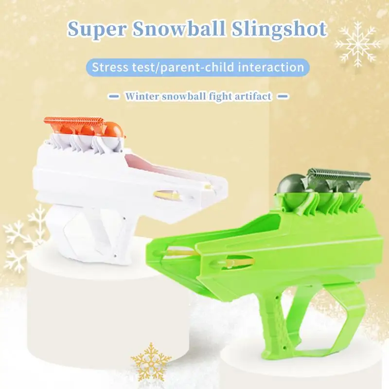 Snowball Shooter Winter Snow Fight Game Toys Portable Non-slip Small Snowball Maker Laun&cher Winter Outdoor Toys