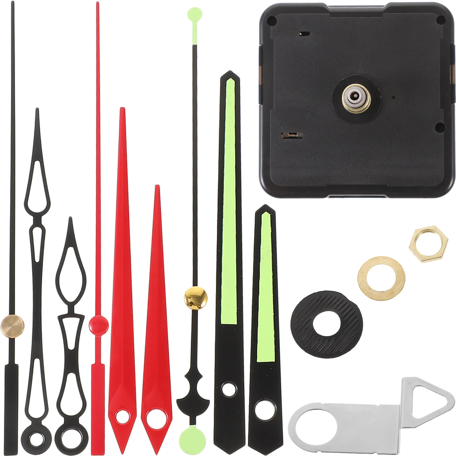 1 Set Quartz Clock Movement DIY Wall Clock Mechanism with Clock Hands Clock Repair Parts clock making kit 4