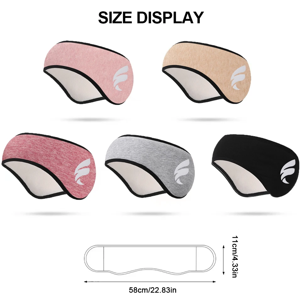 Blackout Sleeping Eye Mask Soundproof Plush Ear Muff Eye Cover Outdoor Head Warmer Adjustable Anti-Noise Sleep Earmuff Headband