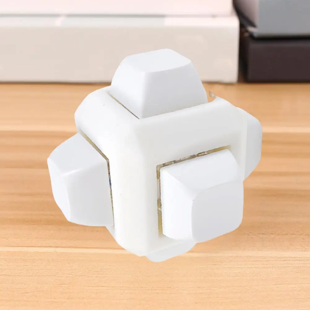 Adults Stress Relief Toy Mechanical Keyboard Keycap Fidget Toy with Lanyard for Stress Relief Portable Clicking for Kids