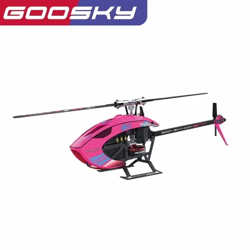 Goo S1 Rc Helicopter 6ch 3d Remote Control Stunt Double Brushless Motor Direct Drive Adult Boy Toy Gift Box