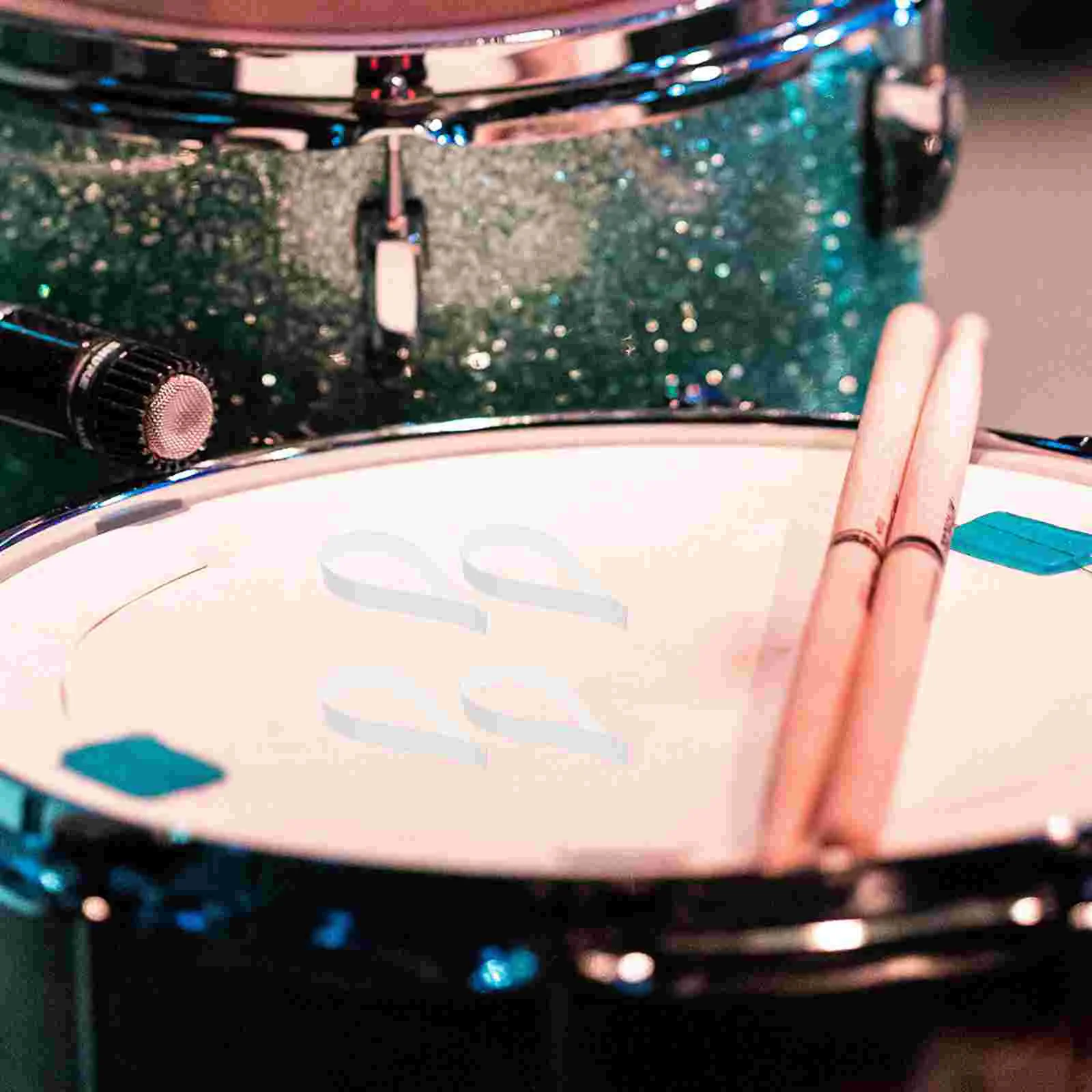 

Drum Kit Sand Strip Strip Snare Drum Strip Snare Drum Wire Straps PET Snare Drum String Wire Mounting Straps Instruments
