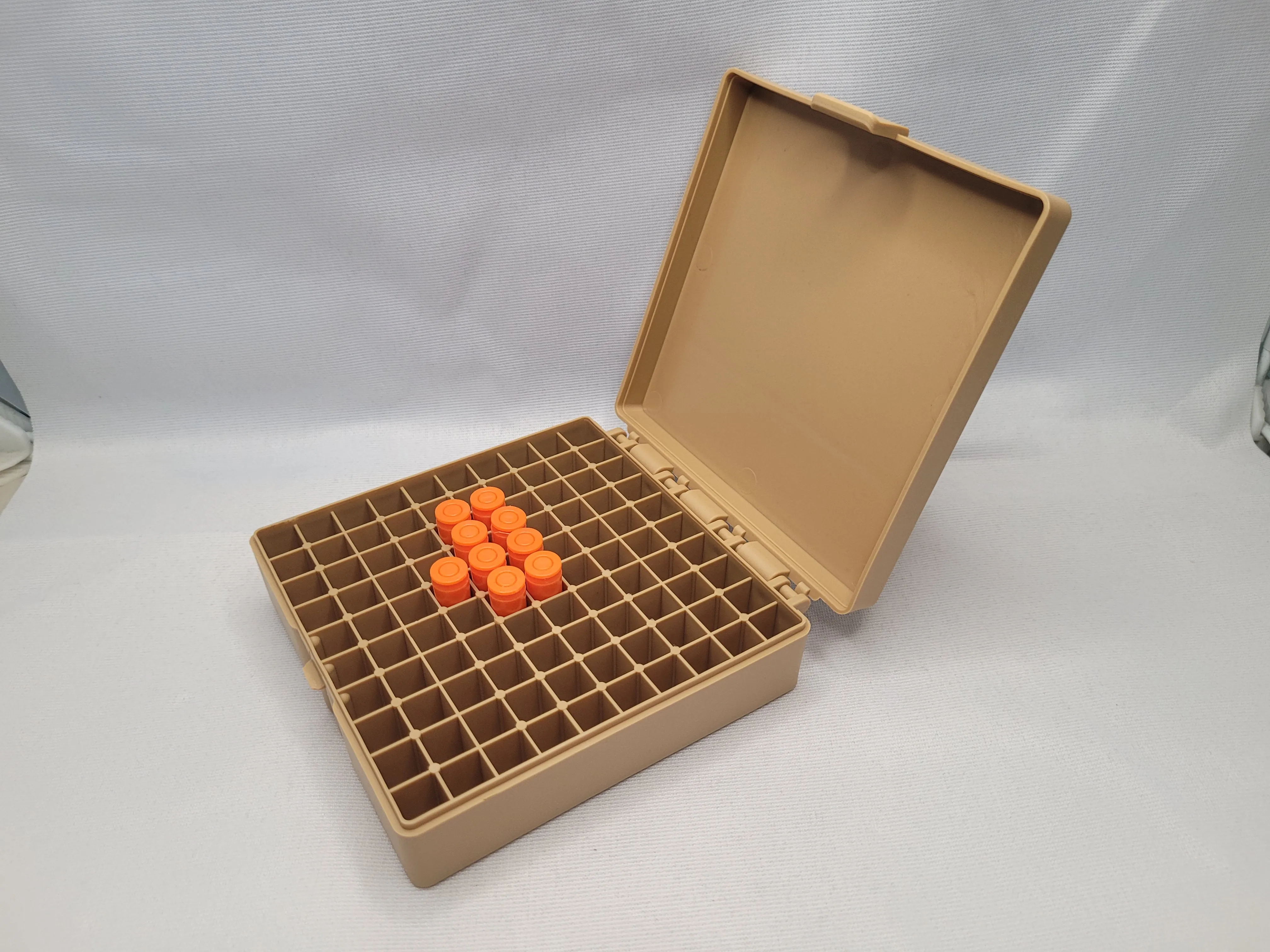 Tactical Bullet Box 50/100 Rounds 9mm/.223/.38Super Pistol Rifle Ammo Carry Storage Box Flip-Top Bullets Case Hunting Accessory