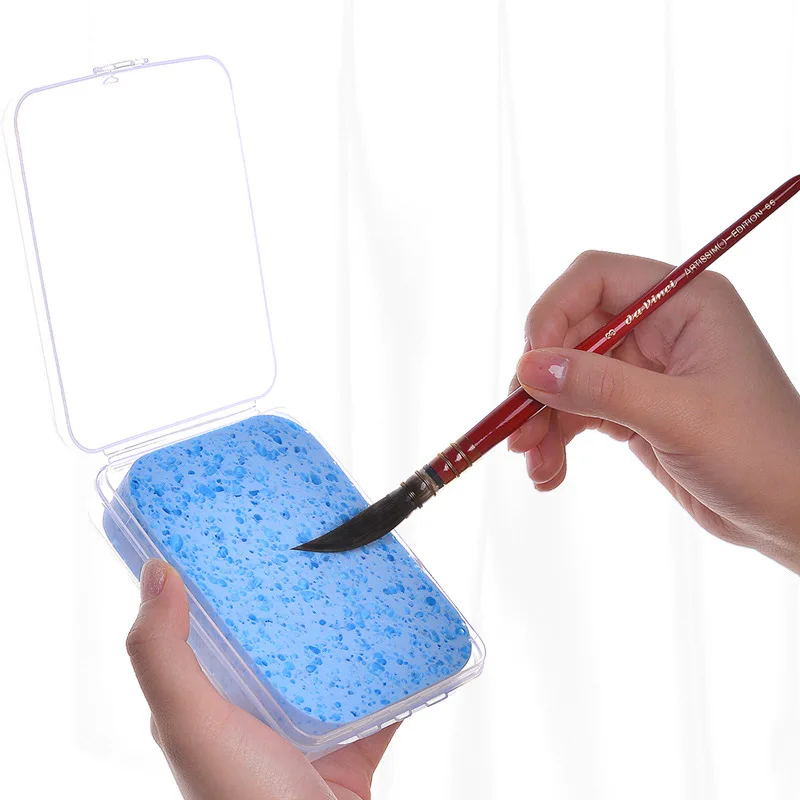 Watercolor Painting Sponge Boxed Moisturizing Special Water Chalk Sponge Strong Water Absorption Cleaning Tool Art Supplies