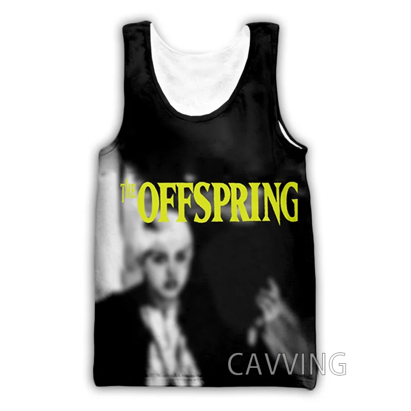 

CAVVING 3D Printed The Offspring Rock Tank Tops Harajuku Vest Summer Undershirt Shirts Streetwear for Men/women V01