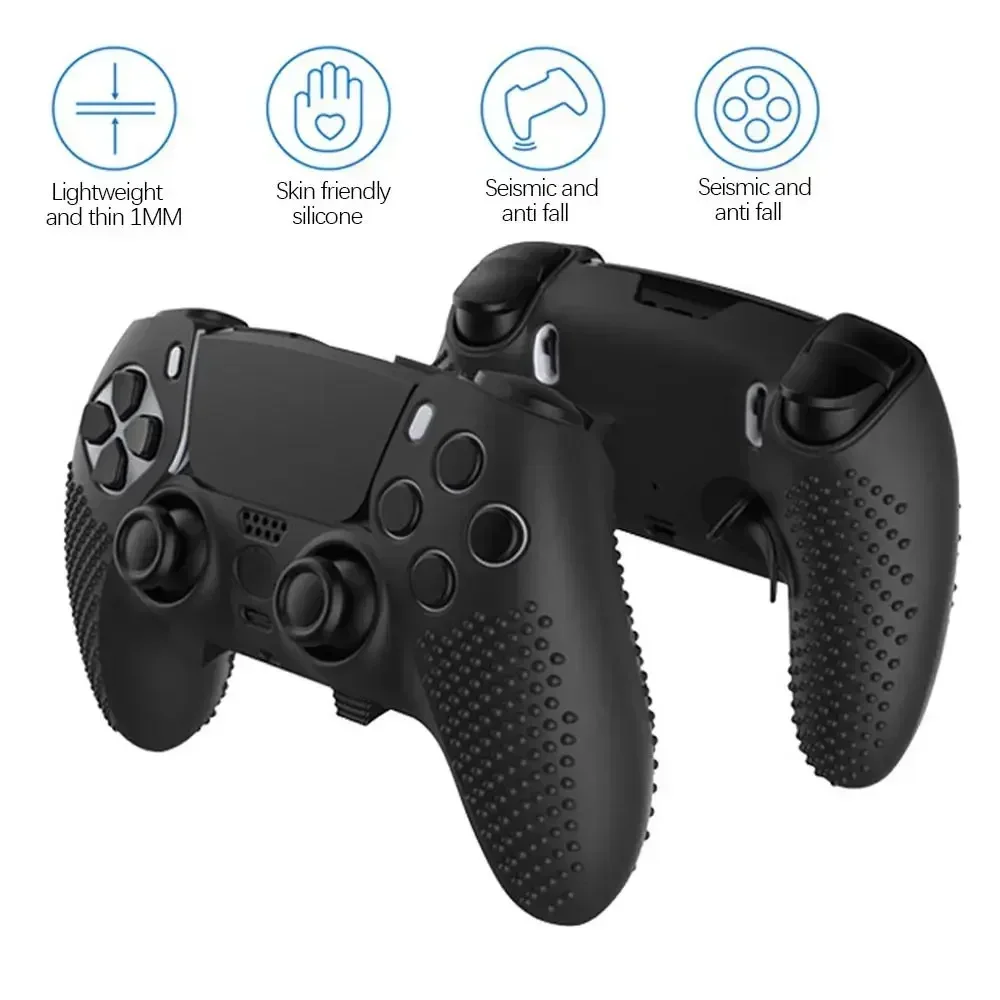 Durable Silicone Soft Accessories Handle Case Protective Case Protect Shell Gamepad Game Controller Cover For PS5