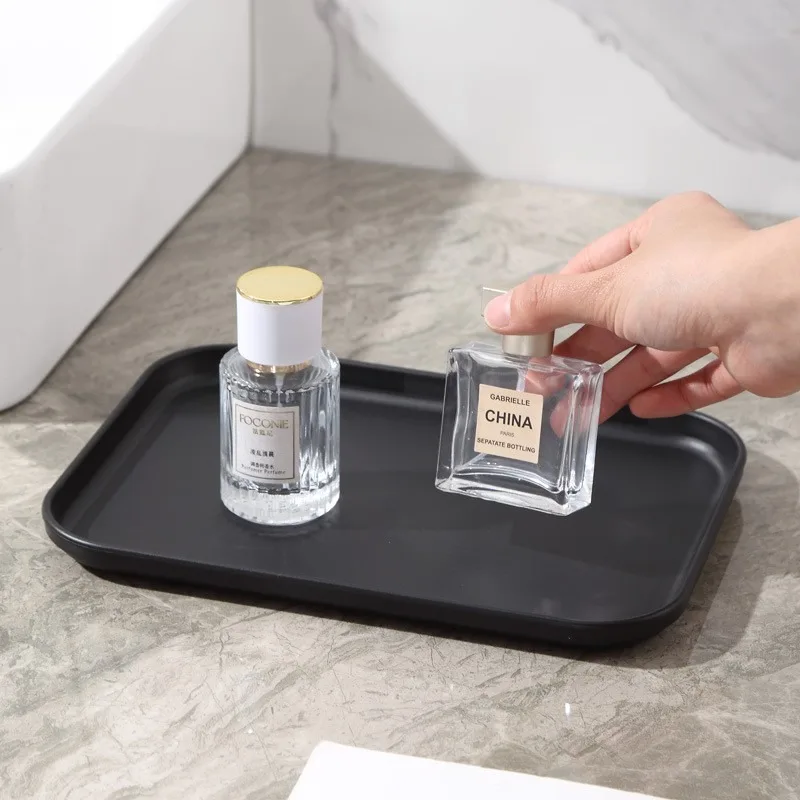 Heavy-Duty Black Rectangular Serving Tray - Non-Slip Surface, Commercial Grade for Restaurants, Hotels, Cafes & Fast Food 4