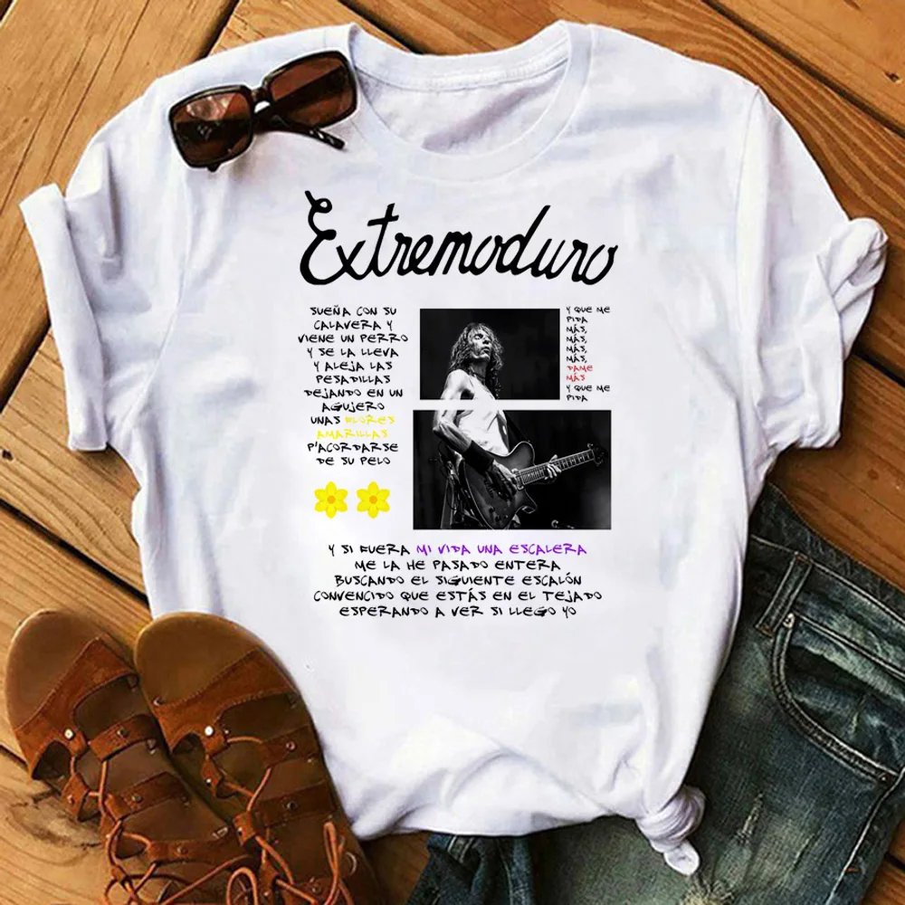 Camisetas Extremoduro para mujer, camiseta de manga de anime