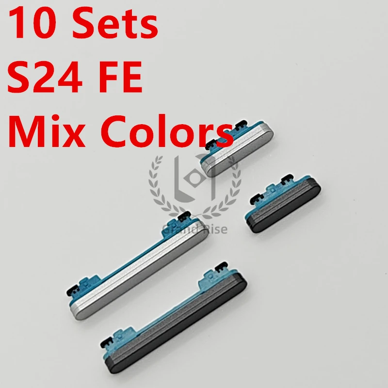 10 Sets of Volume and Power Button Side Key On/Off Repair Parts