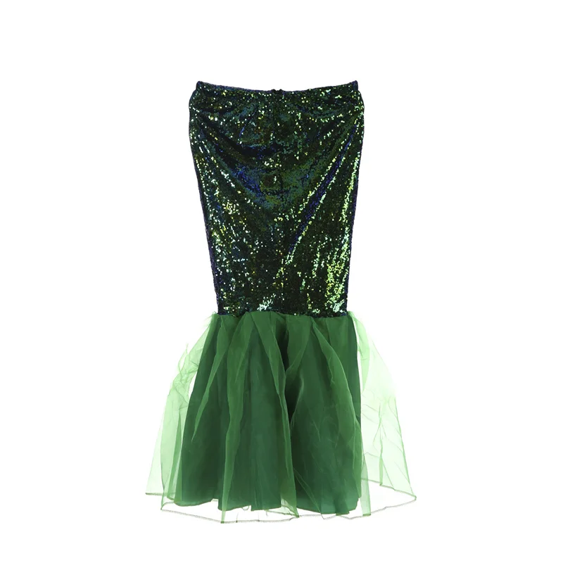 Sexy Mermaid adult princess Womens Halloween cosplay Costume Fancy club Party Sequins Long Tail Skirt women sport swimsuits women swim dresses women bodysuits