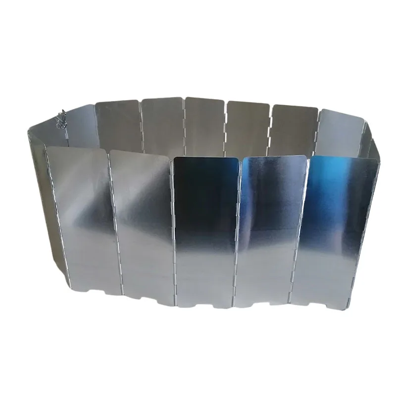Gas Stove Wind Deflector 8, 10, 12, 14, 16 Plate Type Outdoor Camping