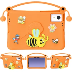 Durable Kids EVA Foam Protective Case with Handle Stand for Idea Tab 11 TB336FU (Orange)