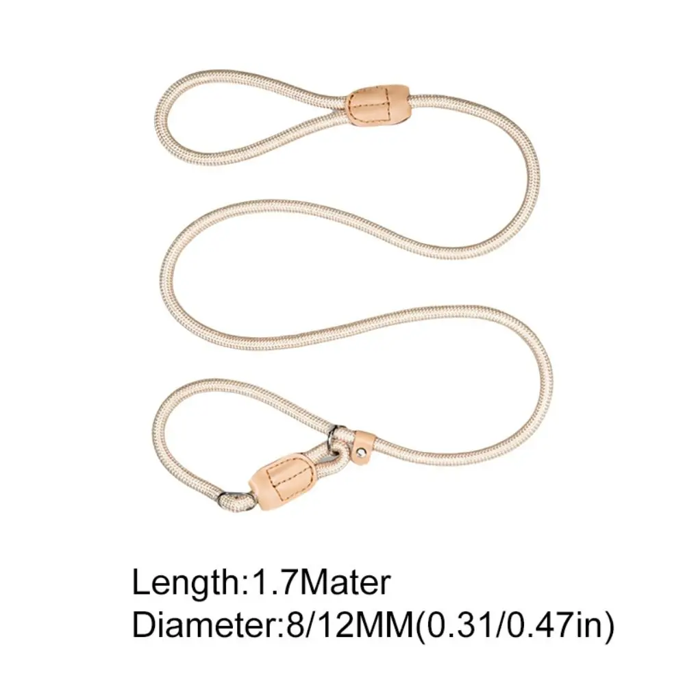 Durable Adjustable Dog Leash Explosion-proof Wear-resistant Dog Walking Rope Nylon Heavy Duty Puppy Training Rope Outdoor