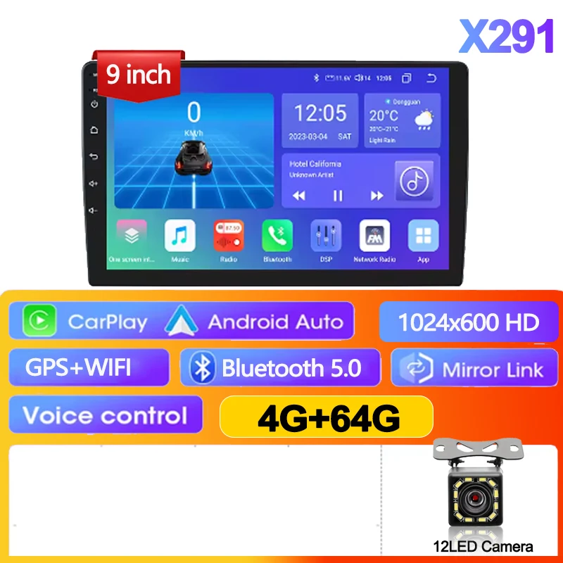 9-4G 64G CarPlay-CAM