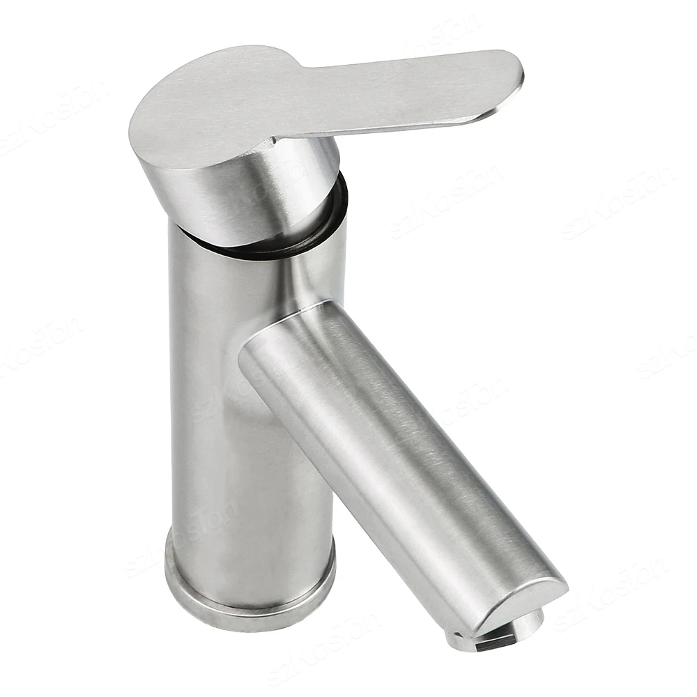 Kitchen Faucet Stainless Steel Hot and Cold Water Tap Washbasin Basin Faucets Bathroom Bathtub Accessories Set Sink Bath Mixer
