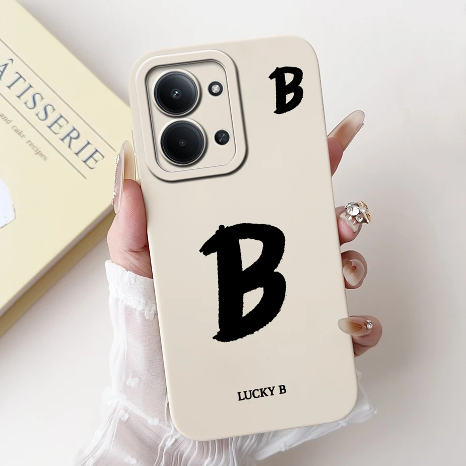 Cute Lucky Letters Shockproof Phone Case, Soft s Cover
