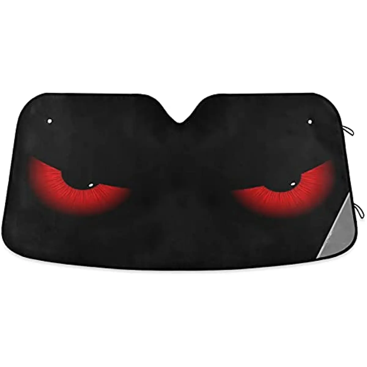 

Evil Eyes Car Sun Shade Windshield Red Eyes Sunshade Block UV Rays Protector Keep Your Vehicle Cool Window Shield Visor Cover