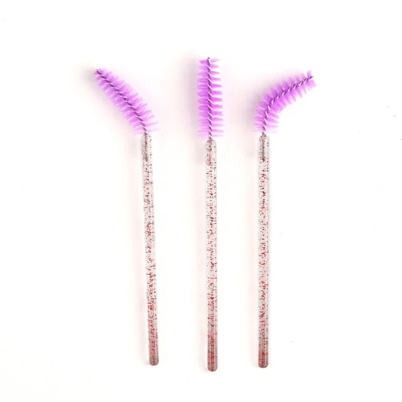 Wholesale 50pcs Disposable Eyelash Brushes Extension Crystal Eyebrow Brush Mascara Wand Eye Lashes Cosmetic Tool  Makeup Beauty 4